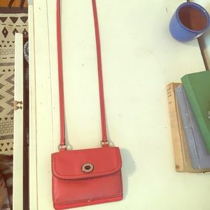 COACH Mini Crossover Bag Orange